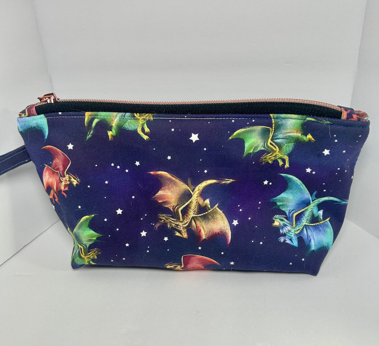 zipper pouch with dragons