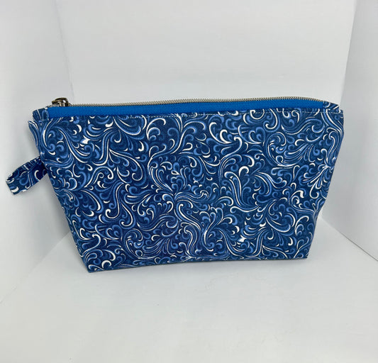 Blue Zipper Bag 