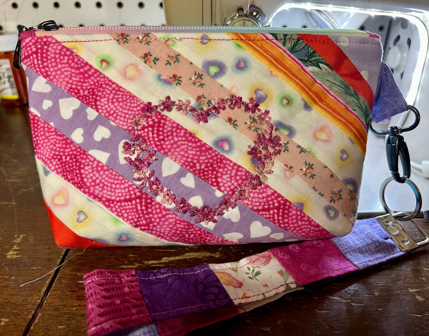 On the Go zippered Clutch bag - Custom order - The Pink Leo Boutique