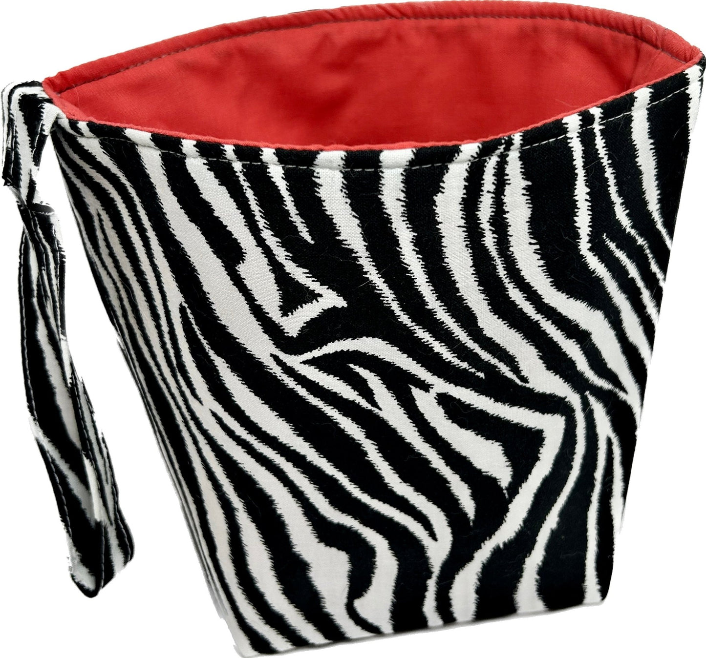 Zebra Stripe Hanging Bucket - The Pink Leo Boutique